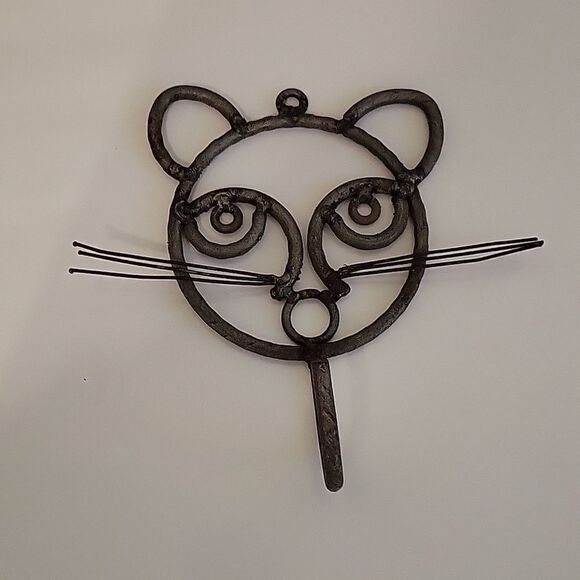 Metal Rustic Cat wall hook - Picture 3 of 4